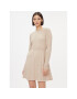 ONLY Плетена рокля 15306551 Бежов Regular Fit - Pepit.bg