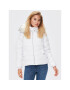 ONLY Пухено яке Camilla 15204607 Бял Regular Fit - Pepit.bg
