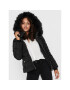ONLY Пухено яке Camilla 15204607 Черен Regular Fit - Pepit.bg