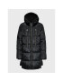 ONLY Пухено яке Nora 15230125 Черен Regular Fit - Pepit.bg