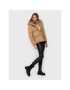 ONLY Пухено яке Sydney 15231475 Кафяв Regular Fit - Pepit.bg
