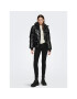 ONLY Пухено яке 15287919 Черен Regular Fit - Pepit.bg
