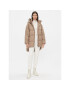 ONLY Пухено яке 15293818 Кафяв Regular Fit - Pepit.bg