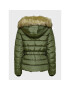 ONLY Пухено яке Camilla 15204607 Зелен Regular Fit - Pepit.bg