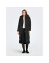 ONLY Пухено яке X-Long 15247829 Черен Regular Fit - Pepit.bg