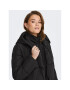 ONLY Пухено яке X-Long 15247829 Черен Regular Fit - Pepit.bg