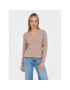 ONLY Пуловер 15297168 Кафяв Regular Fit - Pepit.bg