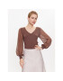 ONLY Пуловер Violetta 15259503 Кафяв Regular Fit - Pepit.bg