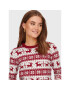 ONLY Пуловер Xmas 15272148 Червен Regular Fit - Pepit.bg