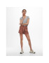 ONLY Шорти от плат 15199801 Червен Regular Fit - Pepit.bg