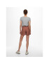 ONLY Шорти от плат 15199801 Червен Regular Fit - Pepit.bg