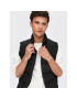 Only & Sons Елек Melvin 22022232 Черен Regular Fit - Pepit.bg