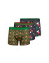 Only & Sons Комплект 3 чифта боксерки X-Mass 22024040 Цветен - Pepit.bg