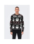 Only & Sons Пуловер Xmas Santa 22023994 Черен Regular Fit - Pepit.bg