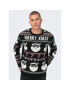 Only & Sons Пуловер Xmas Santa 22023994 Черен Regular Fit - Pepit.bg