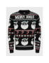 Only & Sons Пуловер Xmas Santa 22023994 Черен Regular Fit - Pepit.bg