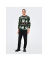 Only & Sons Пуловер Xmas Santa 22023994 Зелен Regular Fit - Pepit.bg