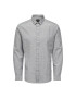 Only & Sons Риза 22012321 Сив Slim Fit - Pepit.bg