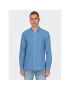 Only & Sons Риза 22019173 Син Slim Fit - Pepit.bg