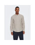 Only & Sons Риза Caiden 22009883 Бежов Regular Fit - Pepit.bg