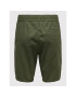 Only & Sons Шорти от плат Linus 22021824 Зелен Regular Fit - Pepit.bg