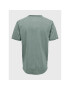 Only & Sons Тишърт 22017822 Зелен Long Line Fit - Pepit.bg