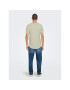 Only & Sons Тишърт 22017822 Зелен Long Line Fit - Pepit.bg