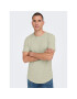 Only & Sons Тишърт 22017822 Зелен Long Line Fit - Pepit.bg