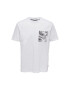Only & Sons Тишърт 22025286 Бял Regular Fit - Pepit.bg