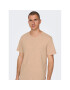 Only & Sons Тишърт 22026083 Оранжев Regular Fit - Pepit.bg