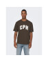 Only & Sons Тишърт 22026375 Кафяв Relaxed Fit - Pepit.bg