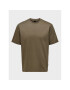 Only & Sons Тишърт Fred 22022532 Кафяв Relaxed Fit - Pepit.bg