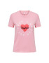 ONLY Тишърт 15266625 Розов Regular Fit - Pepit.bg