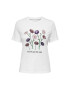 ONLY Тишърт 15286720 Бял Regular Fit - Pepit.bg