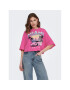 ONLY Тишърт 15290548 Розов Cropped Fit - Pepit.bg