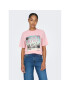 ONLY Тишърт 15295382 Розов Regular Fit - Pepit.bg
