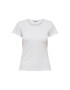 ONLY Тишърт Carlotta 15256154 Бял Tight Fit - Pepit.bg