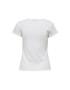 ONLY Тишърт Carlotta 15256154 Бял Tight Fit - Pepit.bg