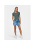 ONLY Тишърт Emma 15201206 Зелен Slim Fit - Pepit.bg