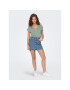 ONLY Тишърт Free 15287041 Зелен Regular Fit - Pepit.bg