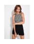 ONLY топ 15289846 Черен Cropped Fit - Pepit.bg