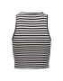 ONLY топ 15289846 Черен Cropped Fit - Pepit.bg