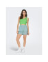 ONLY топ 15291202 Зелен Cropped Fit - Pepit.bg