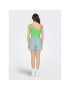 ONLY топ 15291202 Зелен Cropped Fit - Pepit.bg