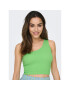 ONLY топ 15291202 Зелен Cropped Fit - Pepit.bg