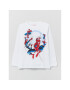 OVS Блуза SPIDER-MAN 1816144 Бял Regular Fit - Pepit.bg