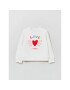 OVS Суитшърт 1636565 Бял Regular Fit - Pepit.bg