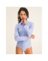 Patrizia Pepe Боди CC0355/A01-C268 Син Slim Fit - Pepit.bg