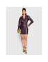 Patrizia Pepe Кожена рокля 8A0986/E005-M424 Виолетов Regular Fit - Pepit.bg