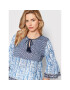 Pepe Jeans Блуза Mavis PL304239 Син Relaxed Fit - Pepit.bg